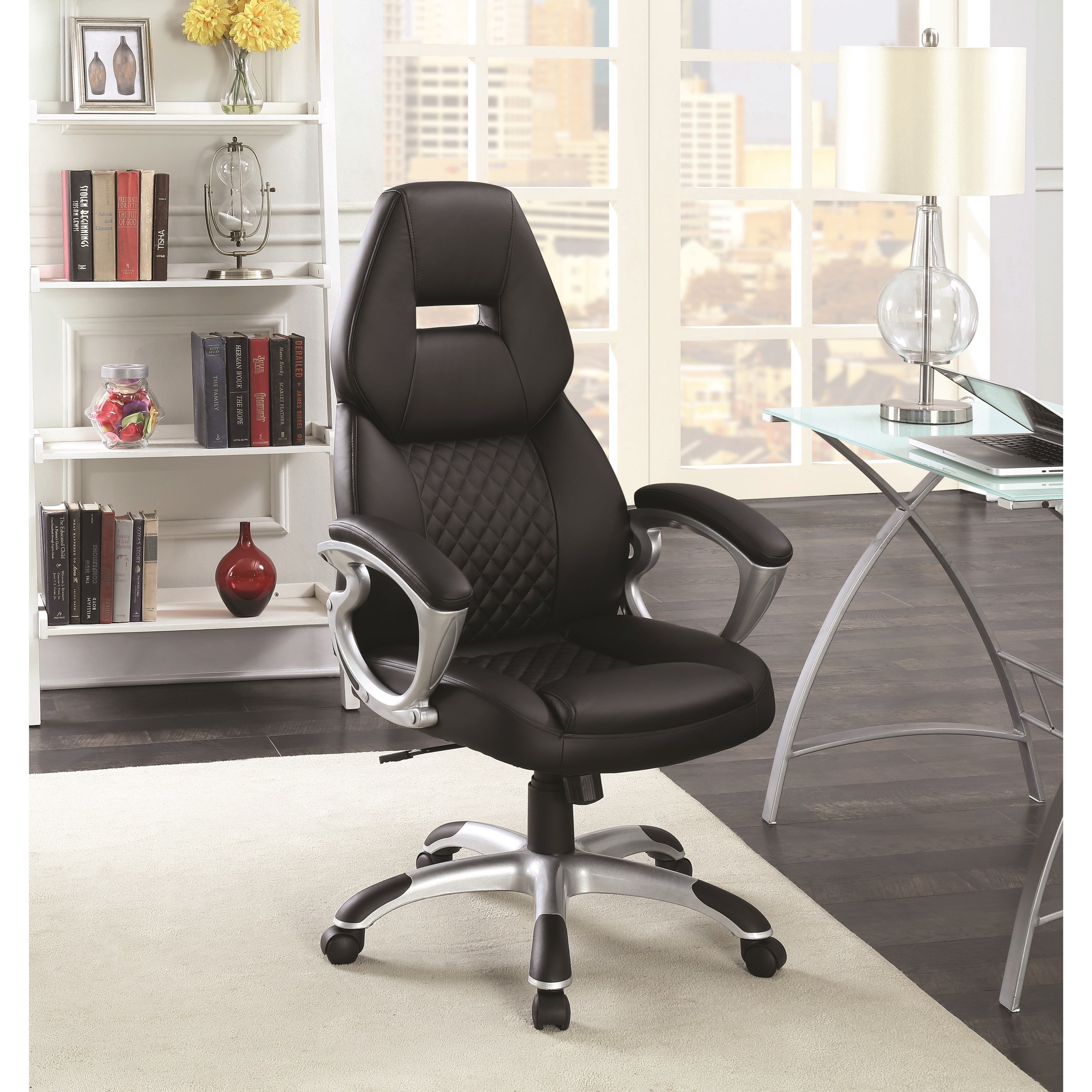 Coaster Office Chairs High Back Office Chair Rife's Home Furniture Executive Desk Chairs